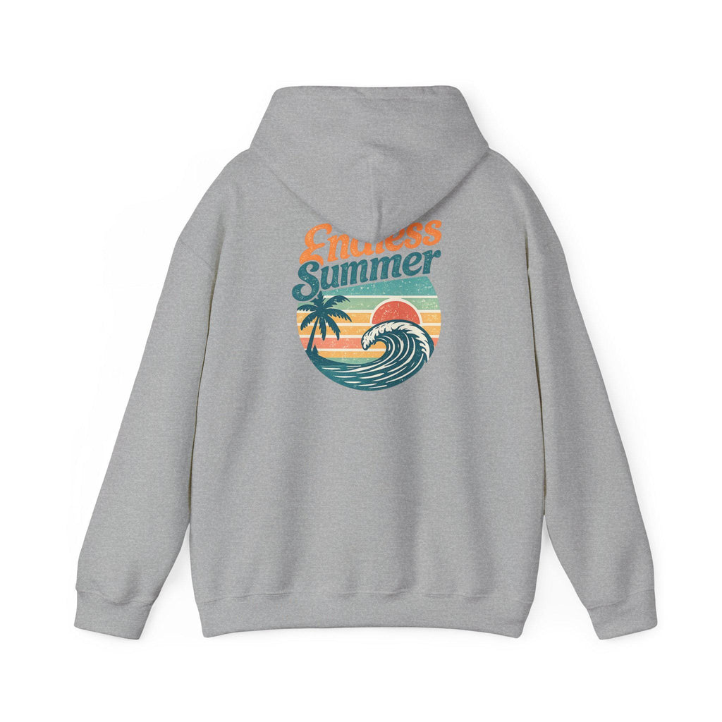 Endless Summer Hoodie | Retro Surf Palm Wave Sunset