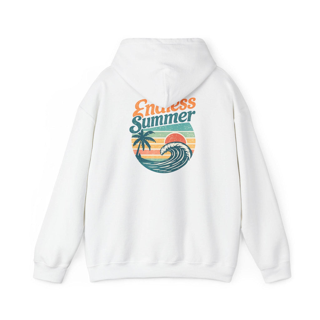Endless Summer Hoodie | Retro Surf Palm Wave Sunset