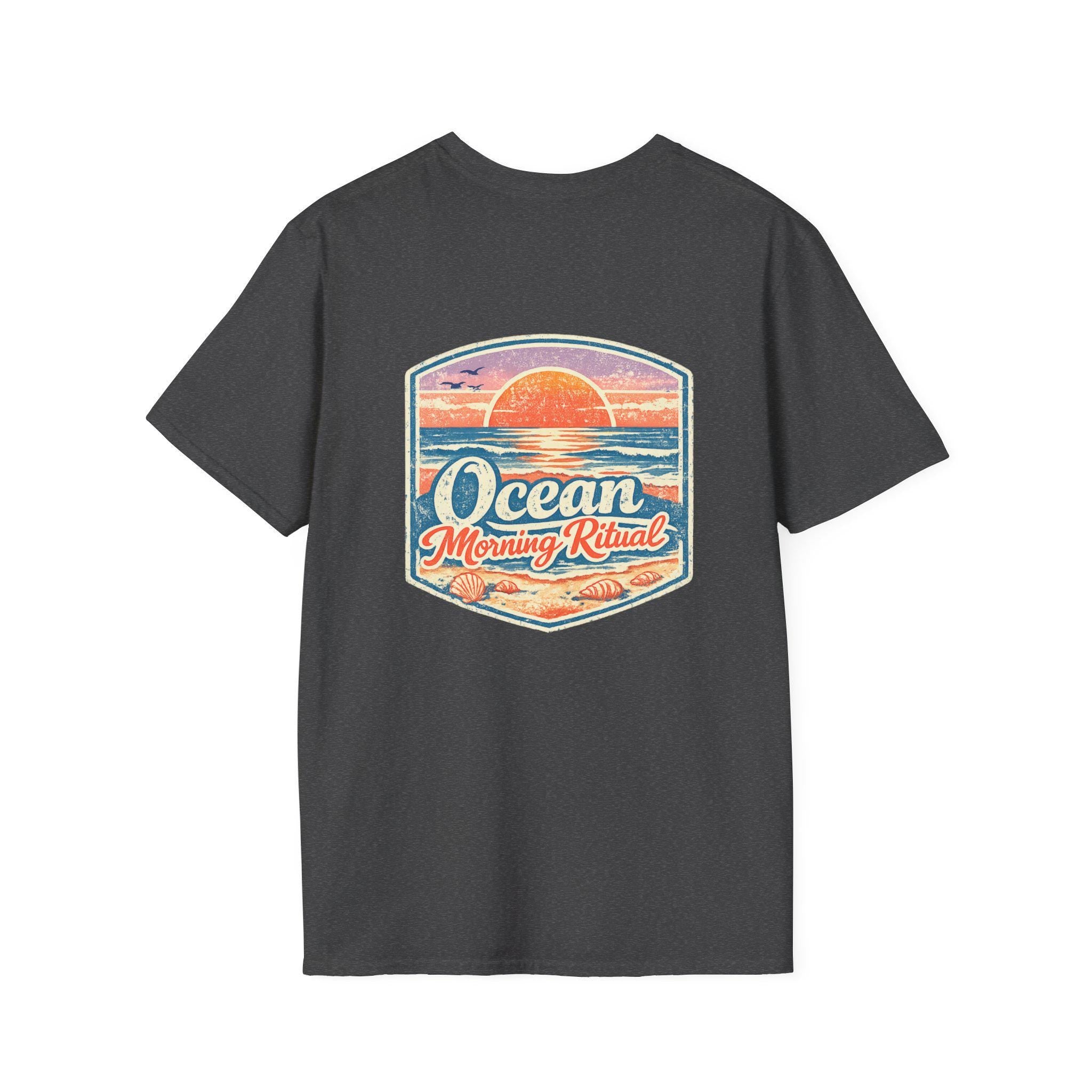 Ocean Morning Ritual T-Shirt | Sunrise Wave Graphic Tee
