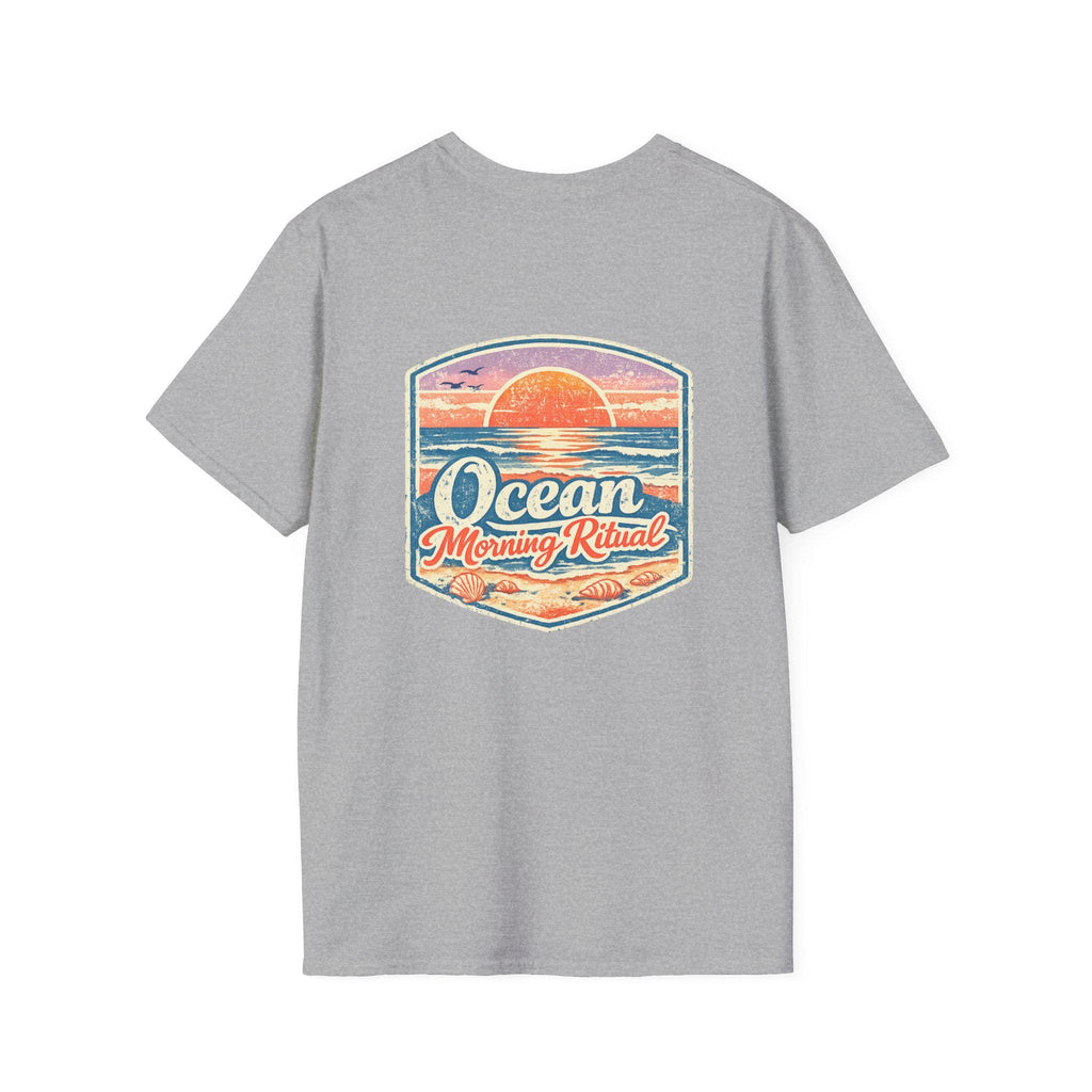 Ocean Morning Ritual T-Shirt | Sunrise Wave Graphic Tee