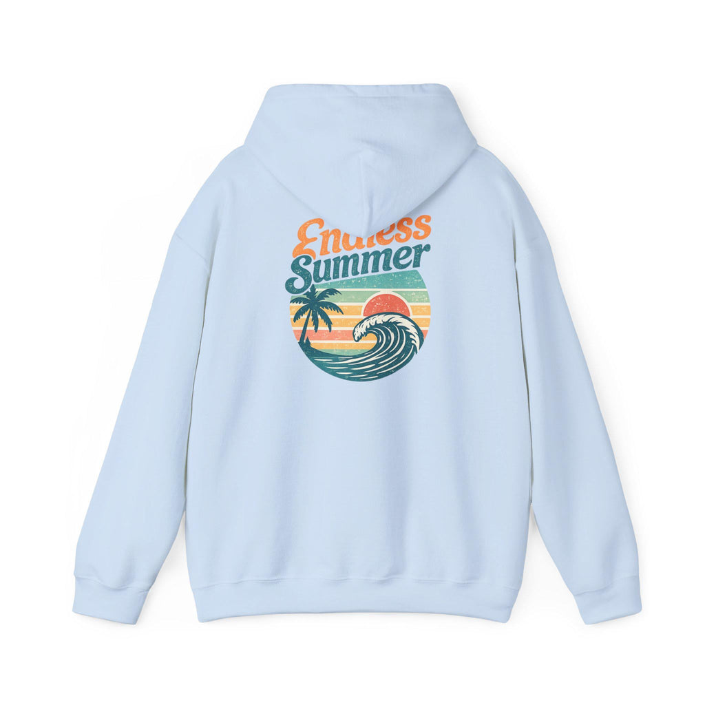 Endless Summer Hoodie | Retro Surf Palm Wave Sunset