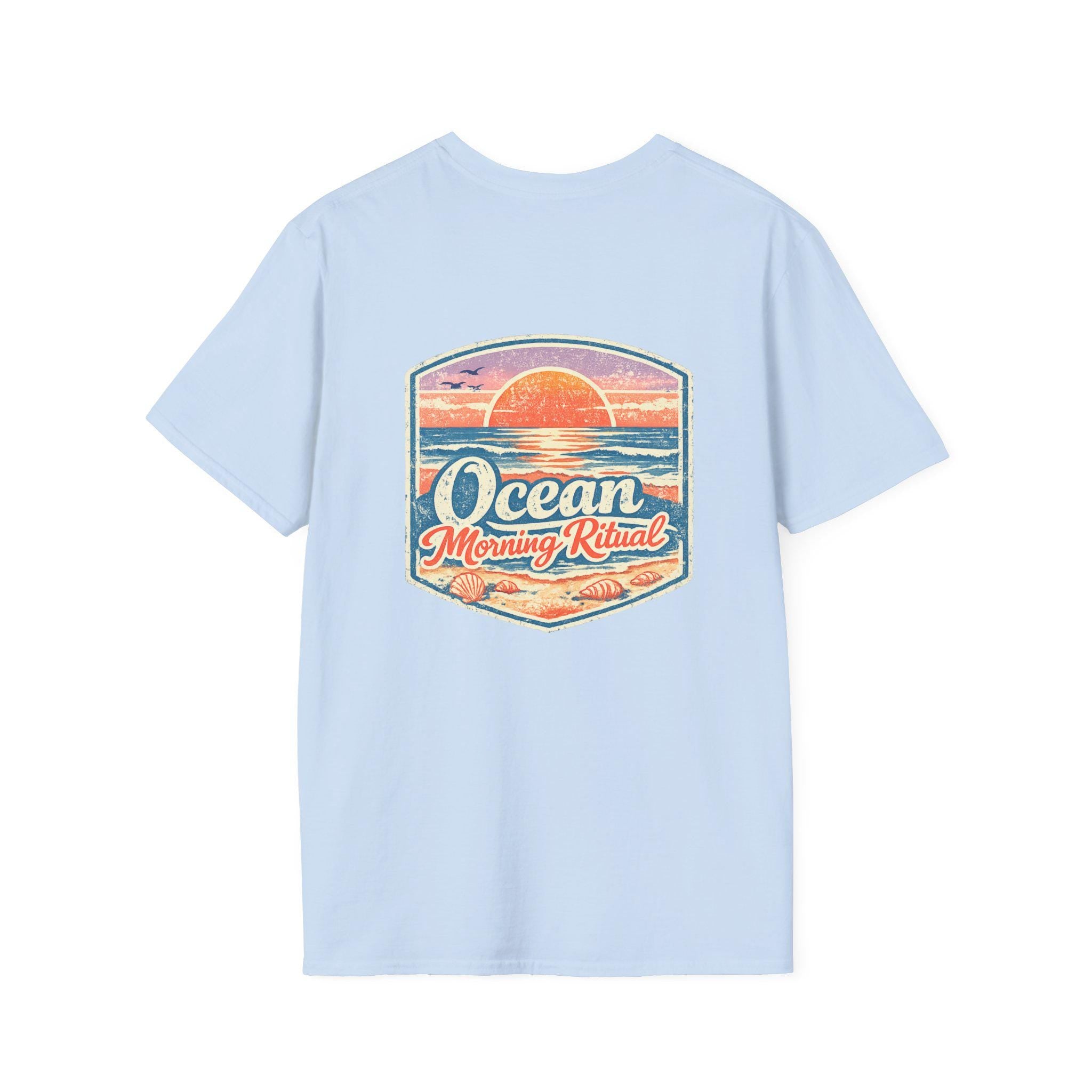 Ocean Morning Ritual T-Shirt | Sunrise Wave Graphic Tee