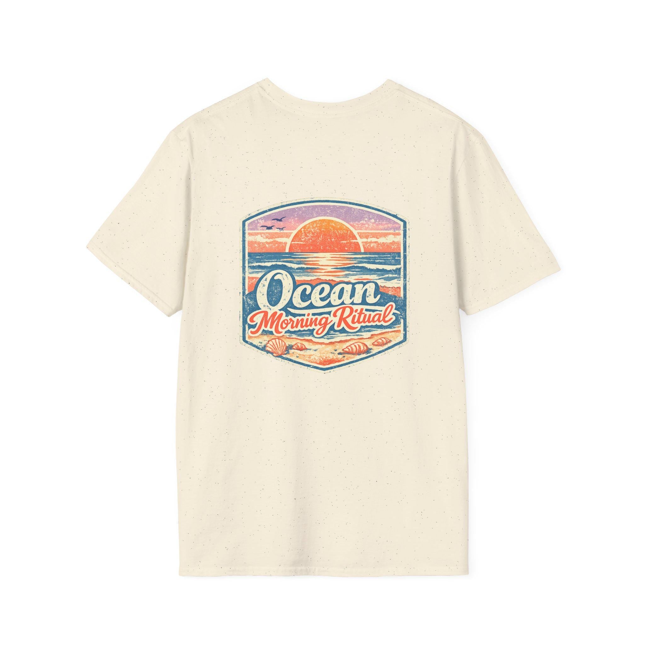 Ocean Morning Ritual T-Shirt | Sunrise Wave Graphic Tee